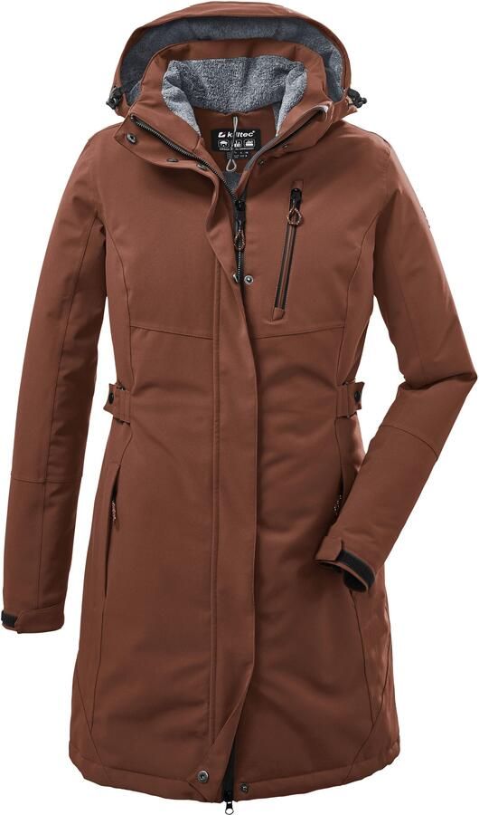Killtec Parka KOW 165 WMN PRK Water- en winddichte parka met teddyfleece en afneembare capuchon - Foto 6