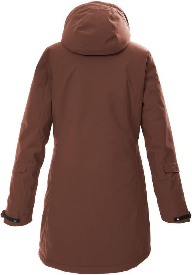 Killtec Parka KOW 20 WMN PRK Water- en winddichte parka met verstelbare capuchon en opbergruimte