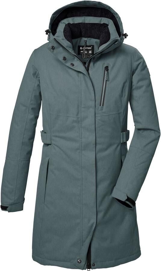 Killtec Parka KOW 303 WMN PRK Waterdichte ademende damesparka met afneembare capuchon - Foto 5