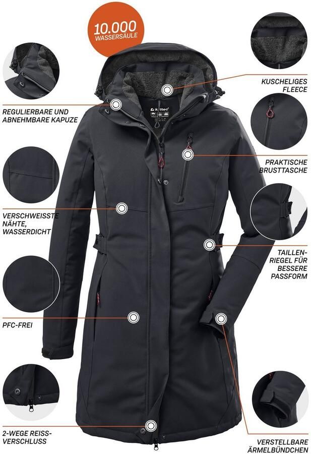 Killtec Parka verwarmend & winddicht & waterafstotend - Foto 7