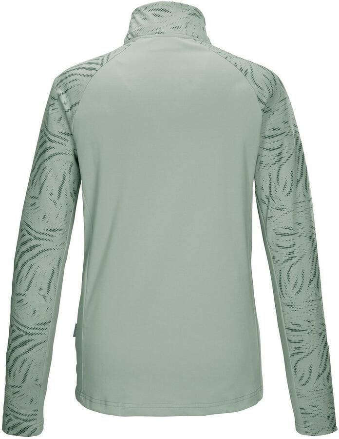 Killtec Shirt met lange mouwen KSW 56 WMN FLX SHRT Dames Functioneel shirt: warm hoog comfort opstaande kraag kinbescherming