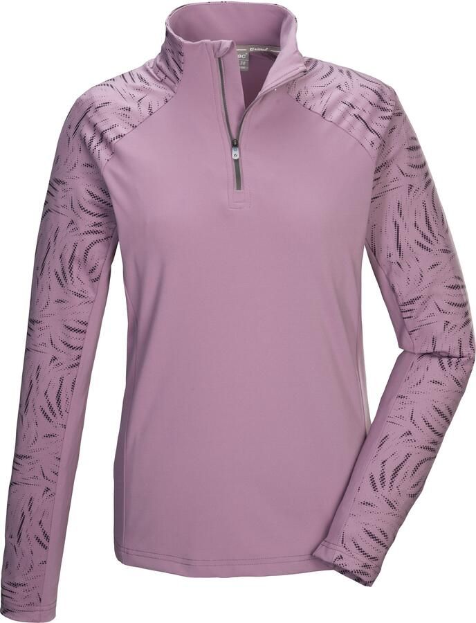 Killtec Shirt met lange mouwen KSW 56 WMN FLX SHRT Dames Functioneel shirt: warm hoog comfort opstaande kraag kinbescherming - Foto 2