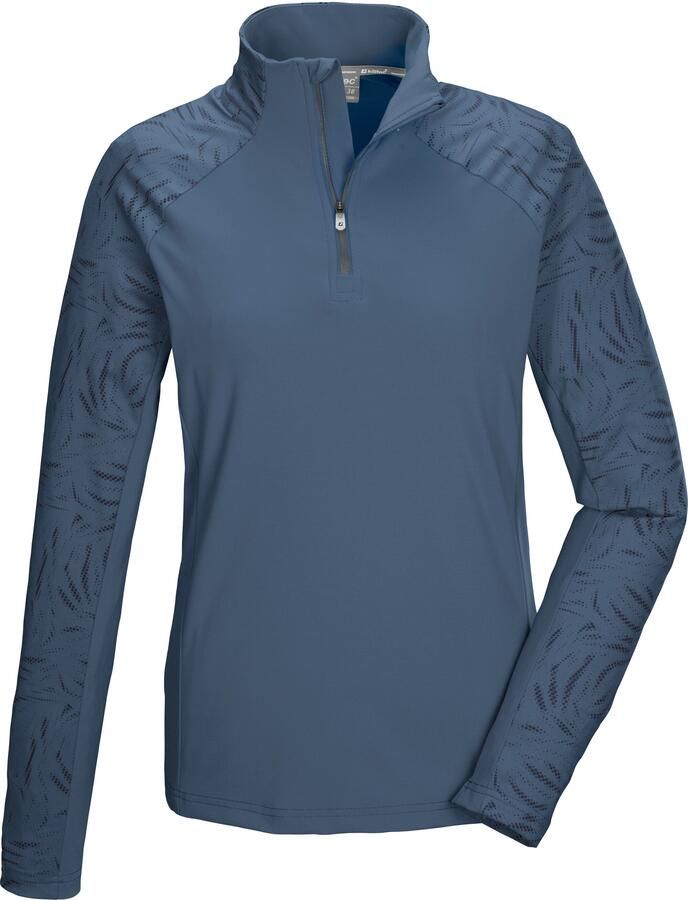 Killtec Shirt met lange mouwen KSW 56 WMN FLX SHRT Dames Functioneel shirt: warm hoog comfort opstaande kraag kinbescherming - Foto 2
