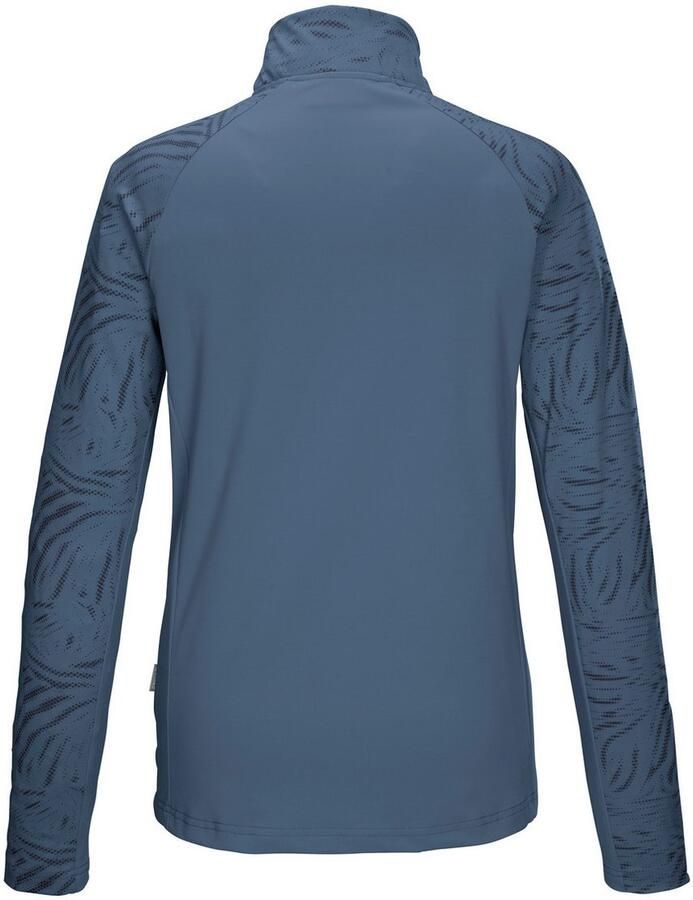 Killtec Shirt met lange mouwen KSW 56 WMN FLX SHRT Dames Functioneel shirt: warm hoog comfort opstaande kraag kinbescherming