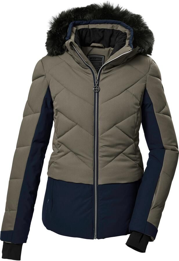 Killtec Ski-jack KSW 102 WMN SKI QLTD JCKT Stijlvolle ski-jas waterafstotend afneembare kunstbontkraag - Foto 5