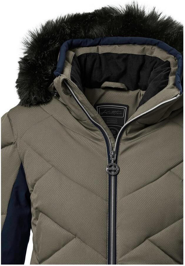 Killtec Ski-jack KSW 102 WMN SKI QLTD JCKT Stijlvolle ski-jas waterafstotend afneembare kunstbontkraag - Foto 3