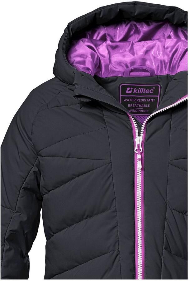 Killtec Ski-jack KSW 116 GRLS SKI QLTD JCKT Waterafstotende winddichte winterjas met sneeuwvanger - Foto 3
