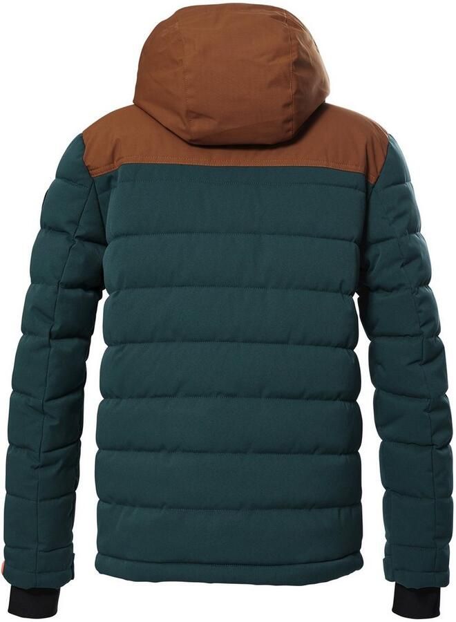 Killtec Ski-jack KSW 123 BYS SKI QLTD JCKT Waterafstotende winddichte winterjas met colourblock-design
