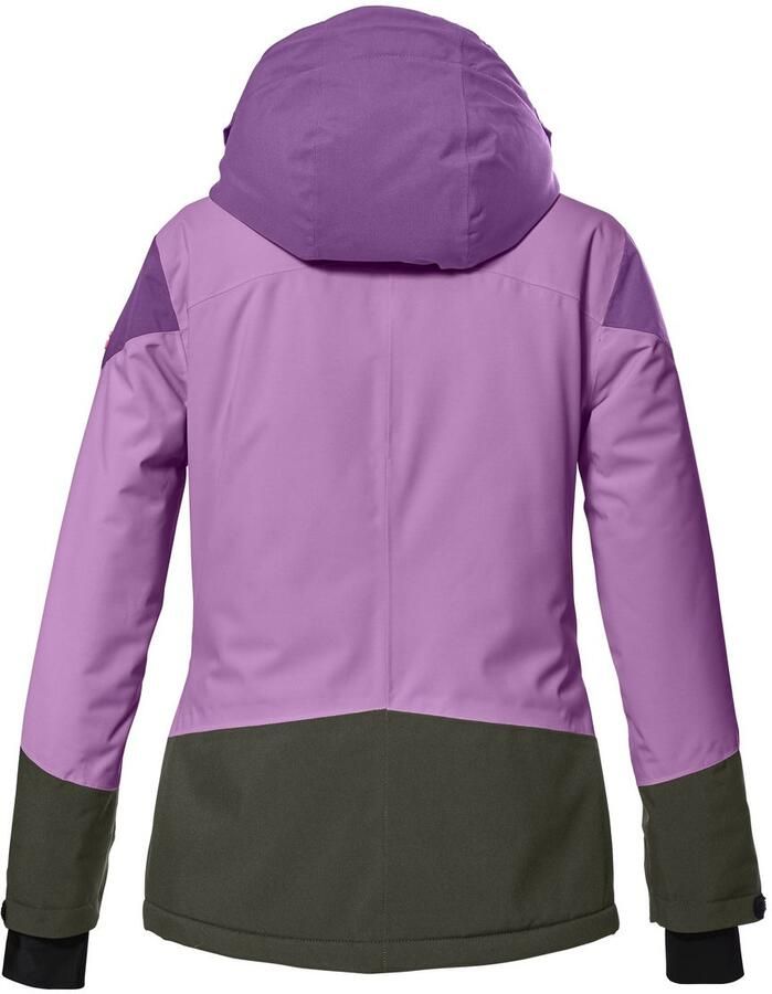 Killtec Ski-jack KSW 151 GRLS SKI JCKT Waterdichte ademende meisjesjas met verstelbare capuchon