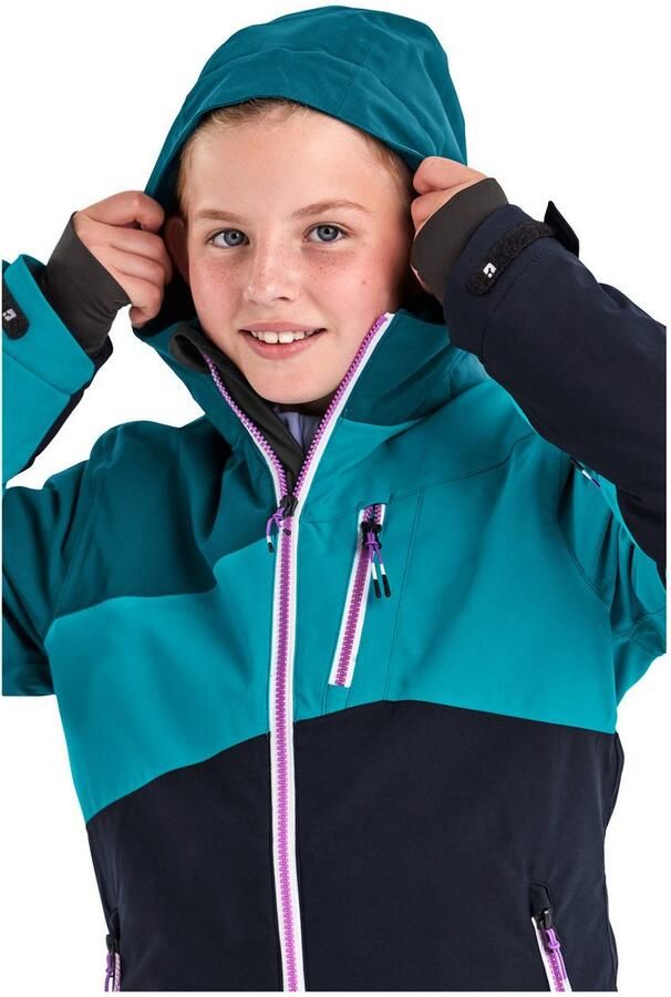 Killtec Ski-jack KSW 166 GRLS SKI JCKT Ademende water- en winddichte skijas met afneembare capuchon - Foto 5