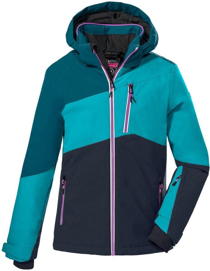 Killtec Ski-jack KSW 166 GRLS SKI JCKT Ademende water- en winddichte skijas met afneembare capuchon - Foto 2