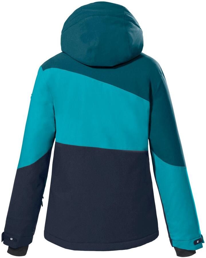 Killtec Ski-jack KSW 166 GRLS SKI JCKT Ademende water- en winddichte skijas met afneembare capuchon