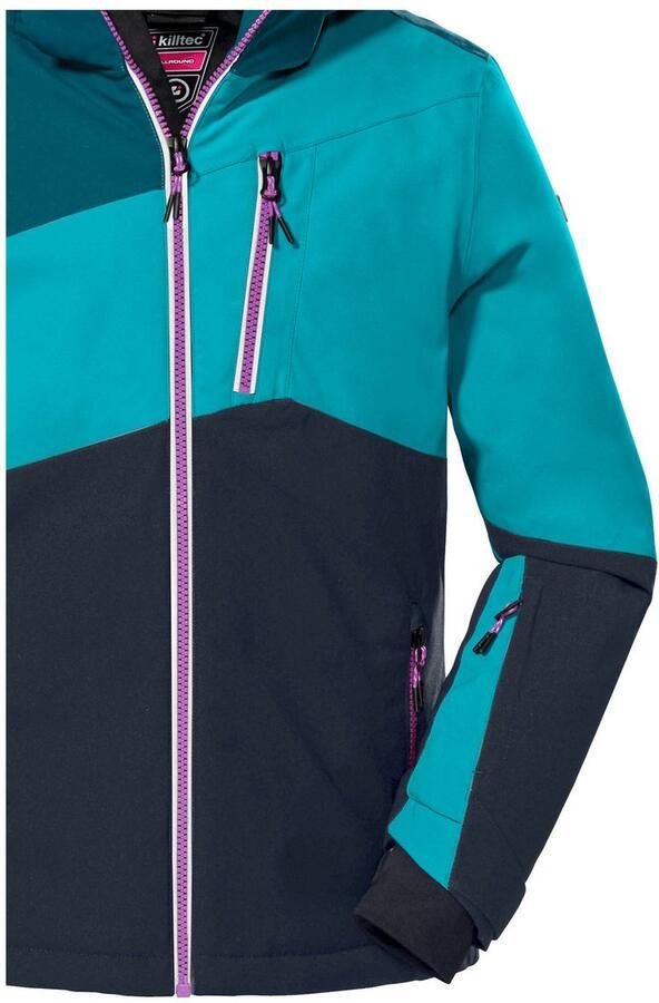 Killtec Ski-jack KSW 166 GRLS SKI JCKT Ademende water- en winddichte skijas met afneembare capuchon - Foto 7