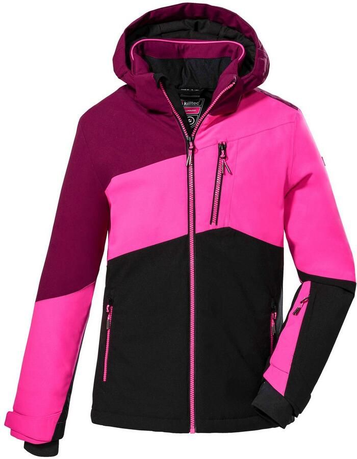 Killtec Ski-jack KSW 166 GRLS SKI JCKT Ademende water- en winddichte skijas met afneembare capuchon - Foto 2