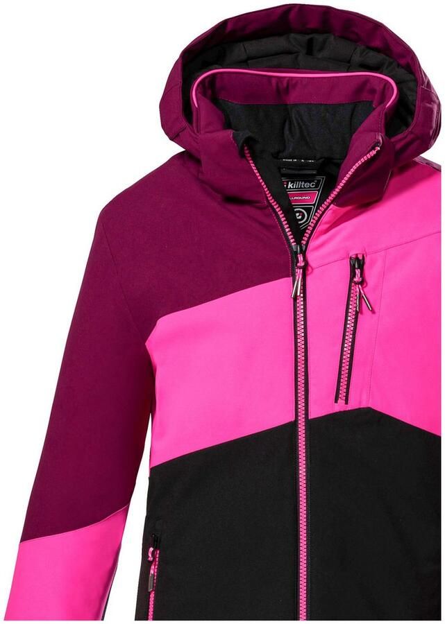 Killtec Ski-jack KSW 166 GRLS SKI JCKT Ademende water- en winddichte skijas met afneembare capuchon - Foto 4