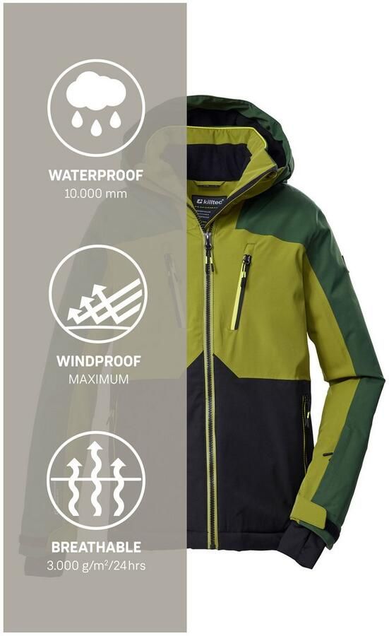 Killtec Ski-jack KSW 190 BYS SKI JCKT kids skijas: waterdicht ade d colourblock design - Foto 5