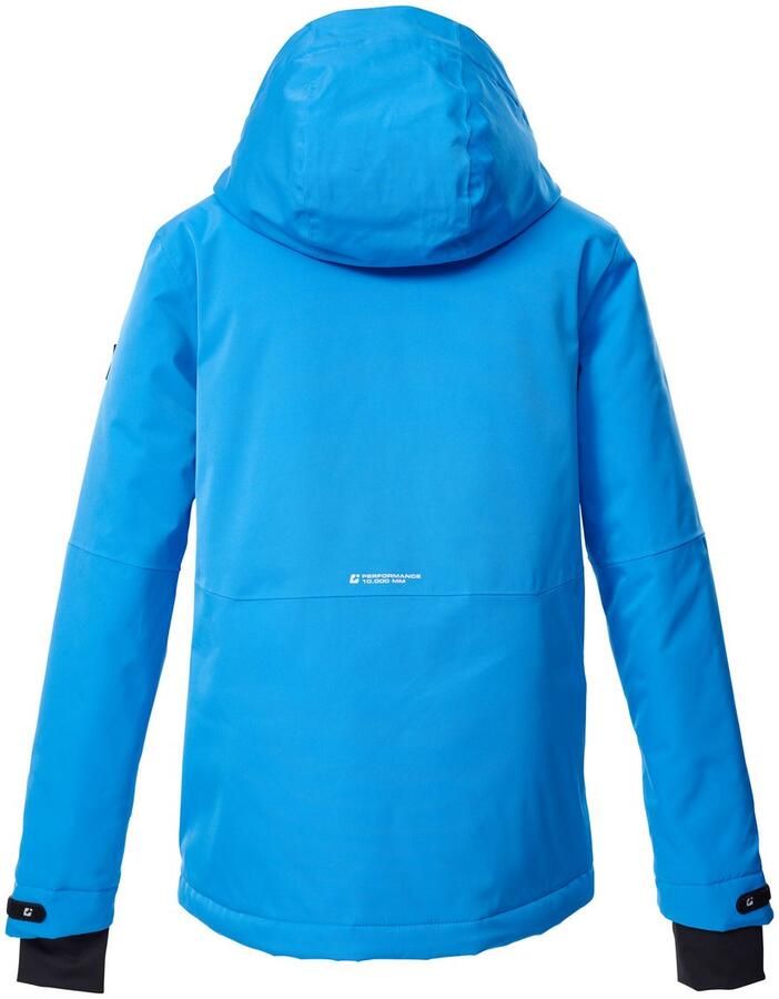 Killtec Ski-jack KSW 191 BYS SKI JCKT Waterdichte kinderjas met capuchon sneeuwvanger en reflectoren