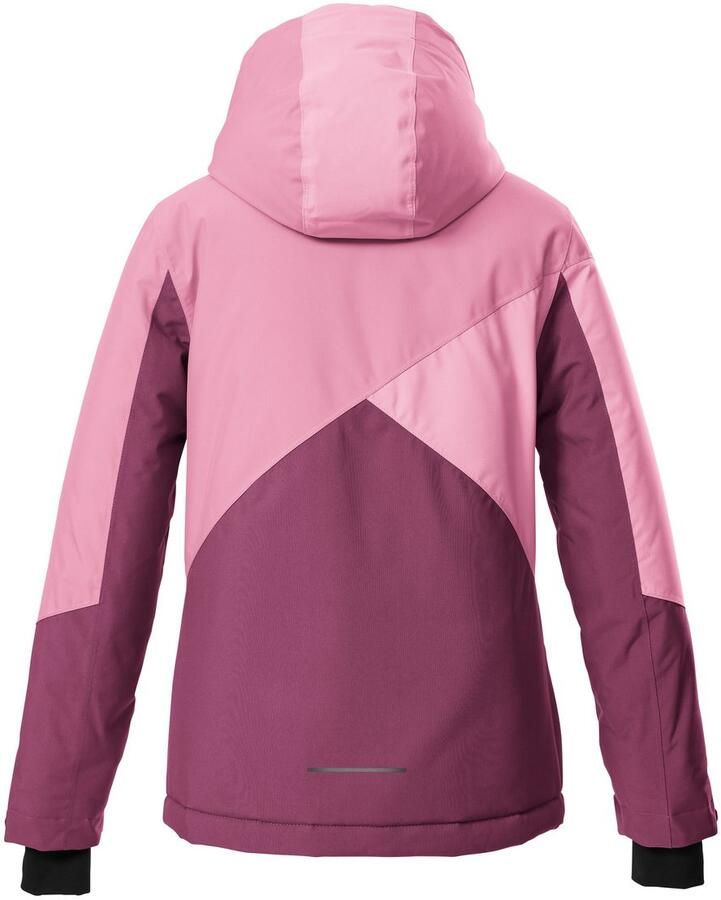 Killtec Ski-jack KSW 209 GRLS SKI JCKT Meisjes-skijas: waterdicht ademend colourblock-design