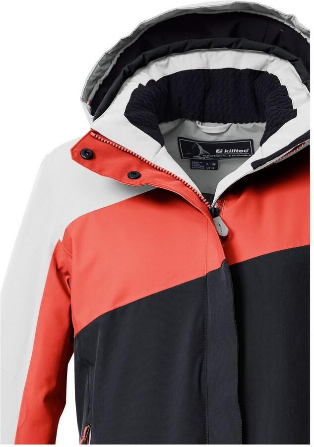 Killtec Ski-jack KSW 26 WMN SKI JCKT Wind- en waterdicht ade d colourblock-design PFAS-vrij - Foto 3