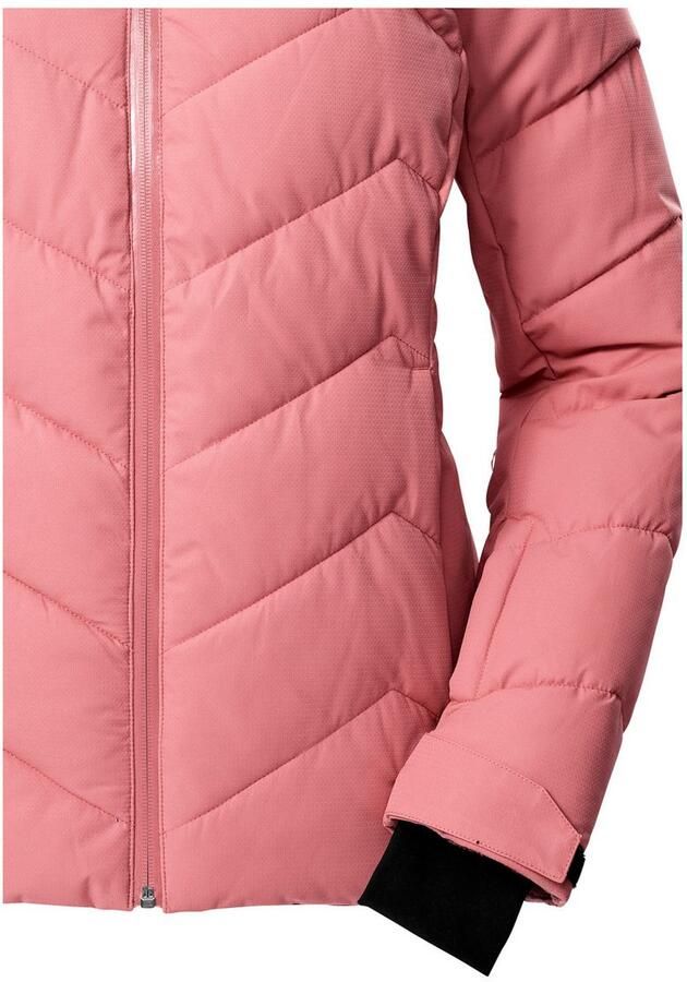 Killtec Ski-jack KSW 31 WMN SKI QLTD JCKT Winddichte waterafstotende ski jas met donslook en sneeuwvanger - Foto 4