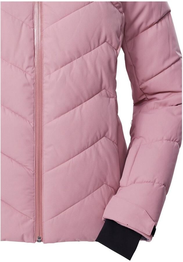 Killtec Ski-jack KSW 31 WMN SKI QLTD JCKT Winddichte waterafstotende ski jas met donslook en sneeuwvanger - Foto 4