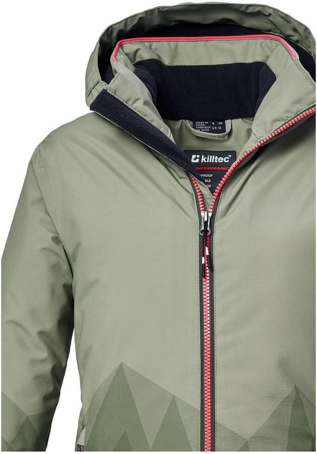 Killtec Ski-jack KSW 328 GRLS SKI JCKT Water- en winddichte meisjeswinterjas met verstelbare capuchon - Foto 3