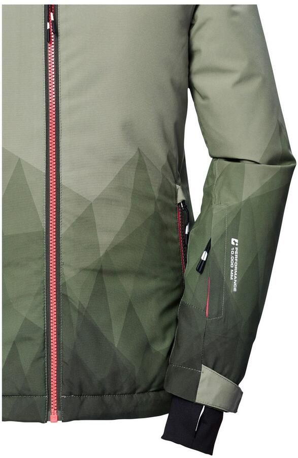 Killtec Ski-jack KSW 328 GRLS SKI JCKT Water- en winddichte meisjeswinterjas met verstelbare capuchon - Foto 4