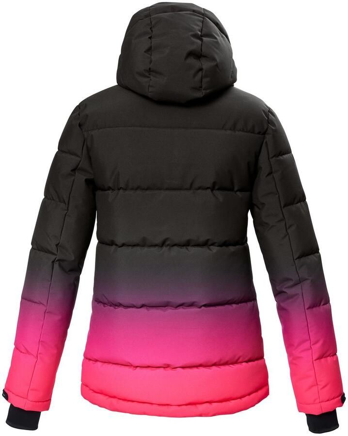 Killtec Ski-jack KSW 330 GRLS SKI QLTD JCKT Waterafstotende winterjas ade d verstelbare capuchon