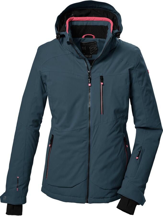 Killtec Ski-jack KSW 36 WMN SKI JCKT Waterdichte damesjas met afneembare capuchon en sneeuwvanger - Foto 5