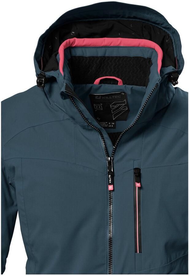Killtec Ski-jack KSW 36 WMN SKI JCKT Waterdichte damesjas met afneembare capuchon en sneeuwvanger - Foto 4