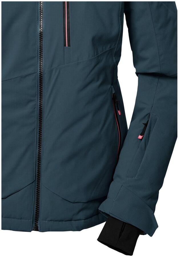 Killtec Ski-jack KSW 36 WMN SKI JCKT Waterdichte damesjas met afneembare capuchon en sneeuwvanger - Foto 3