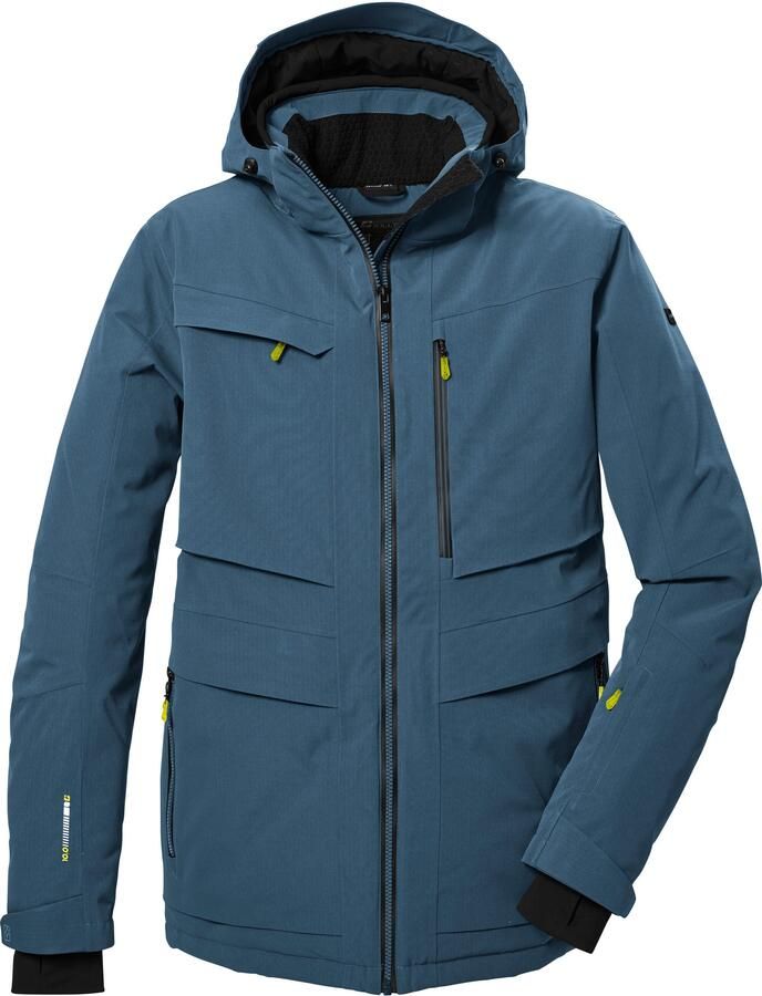 Killtec Ski-jack KSW 43 MN SKI JCKT Waterdichte ade de herenjas met afneembare capuchon - Foto 5