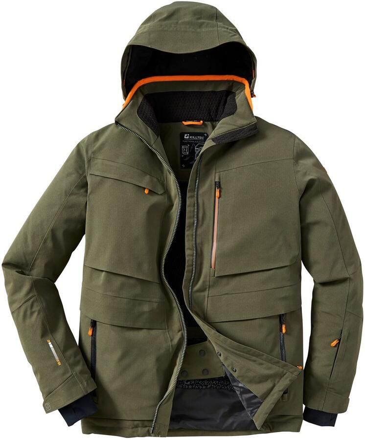 Killtec Ski-jack KSW 43 MN SKI JCKT Waterdichte ade de herenjas met afneembare capuchon