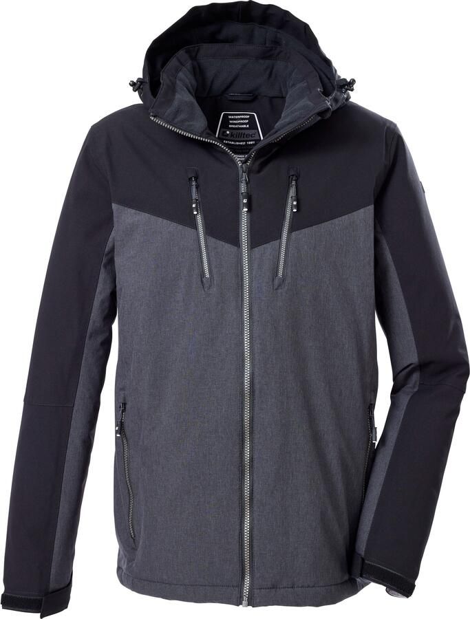 Killtec Ski-jack KSW 441 MN SKI JCKT Waterdicht ade d colourblock 5 zakken verstelbaar - Foto 2