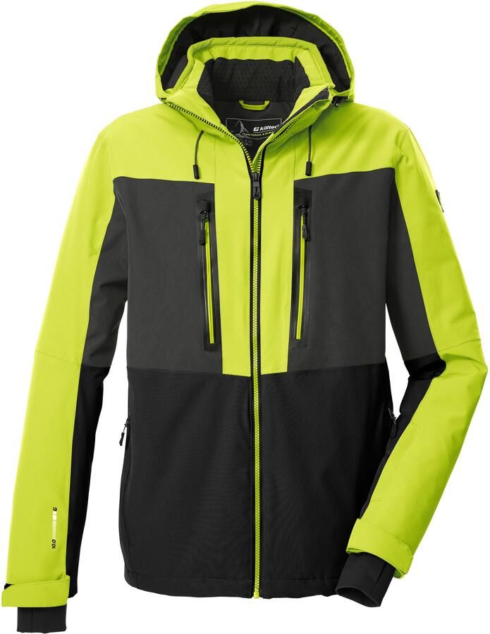 Killtec Ski-jack KSW 48 MN SKI JCKT Waterdichte ade de skijas met veel zakken en sneeuwvanger - Foto 2