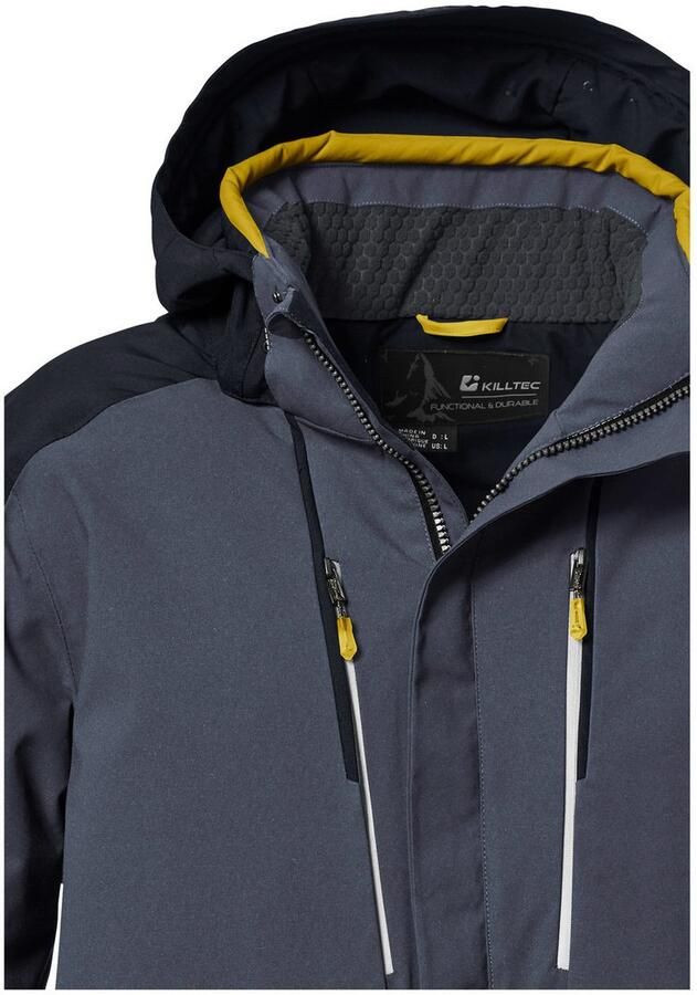Killtec Ski-jack KSW 69 MN SKI JCKT Ademende waterdichte skijas met afneembare capuchon - Foto 3
