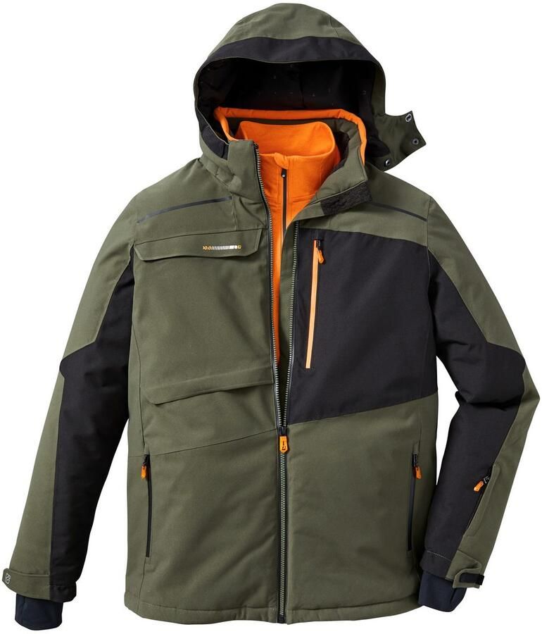Killtec Ski-jack KSW 71 MN SKI JCKT Waterdichte ade de skijas met afneembare capuchon