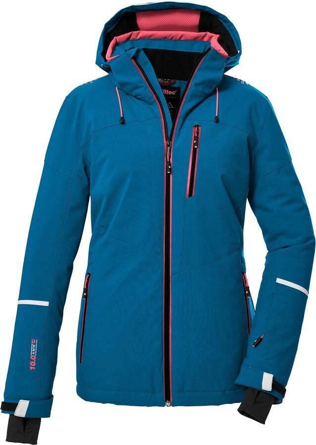 Killtec Ski-jack KSW 81 WMN SKI JCKT Waterdichte ademende winterjas met afneembare capuchon - Foto 5