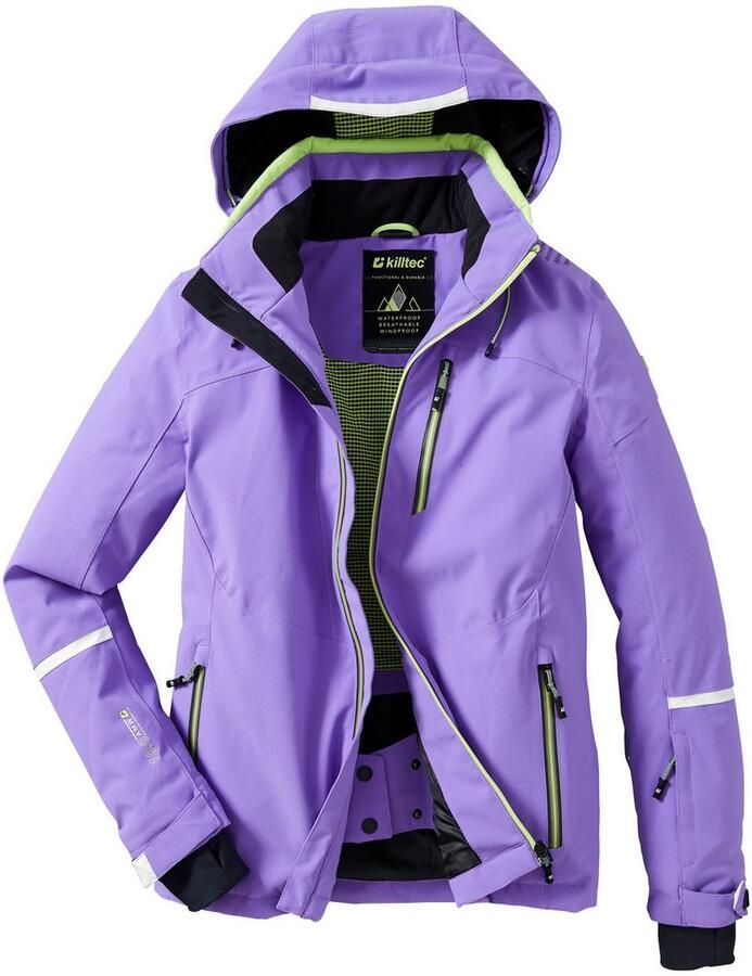 Killtec Ski-jack KSW 81 WMN SKI JCKT Waterdichte ademende winterjas met afneembare capuchon