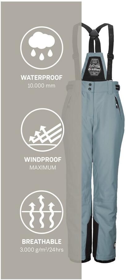 Killtec Skibroek KSW 213 GRLS SKI PNTS Waterdichte ade de skibroek met verstelbare taille - Foto 4