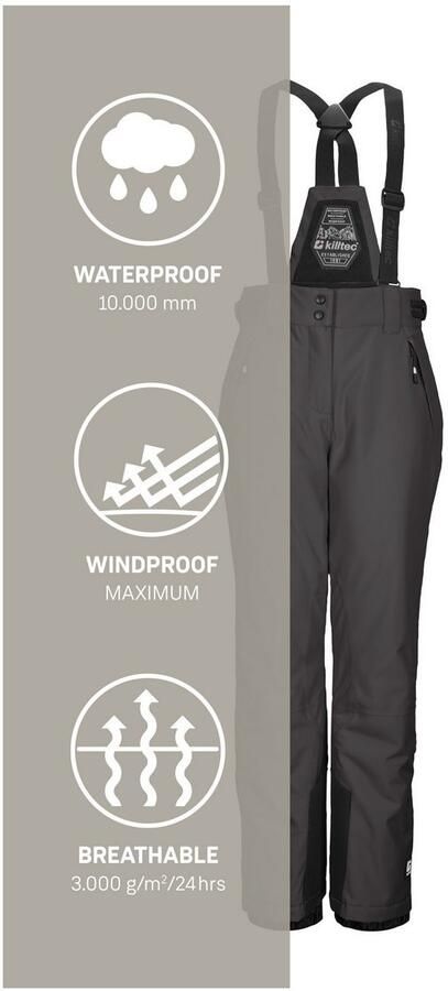 Killtec Skibroek KSW 213 GRLS SKI PNTS Waterdichte ade de skibroek met verstelbare taille - Foto 4