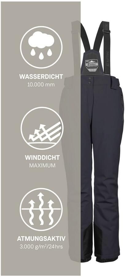 Killtec Skibroek KSW 249 WMN SKI PNTS_ERIELLE Wind- en waterdicht verstelbare banden PFAS-vrij geïmpregneerd - Foto 4