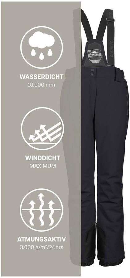 Killtec Skibroek KSW 249 WMN SKI PNTS Water- en winddicht afneembare bandjes verstelbare taille - Foto 8