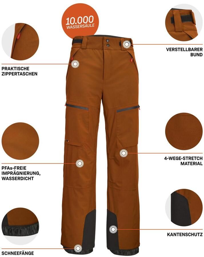 Killtec Skibroek KSW 51 MN SKI PNTS Waterdichte ade de skibroek met 4-way-stretch