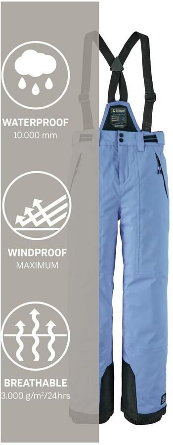 Killtec Skibroek Meisjes skiebroek 242 Waterdicht ademend afneembare banden antislip sneeuwvanger - Foto 3