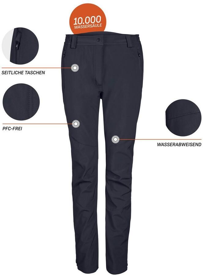 Killtec Softshell-broek KOW 34 WMN SFTSHLL PNTS - Foto 1