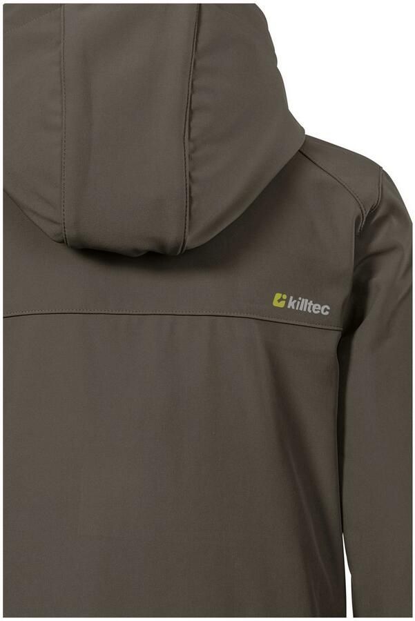 Killtec Softshell-jack Boys softshell-jack Waterafstotende softshell jas met capuchon fleece - Foto 3