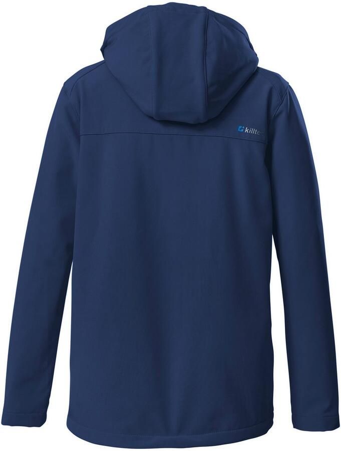 Killtec Softshell-jack Boys softshell-jack Waterafstotende softshell jas met capuchon fleece - Foto 9