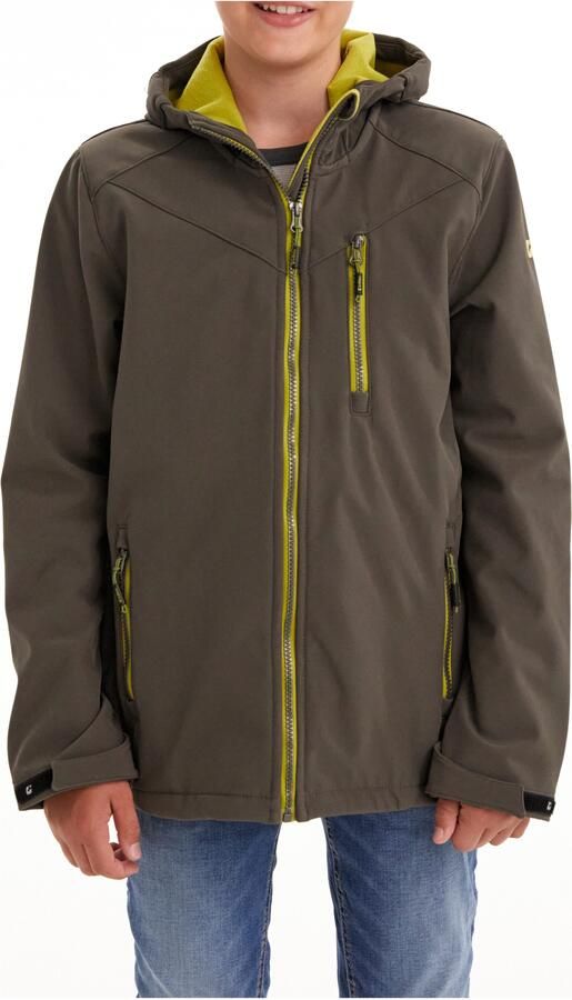 Killtec Softshell-jack Boys softshell-jack Waterafstotende softshell jas met capuchon fleece - Foto 8