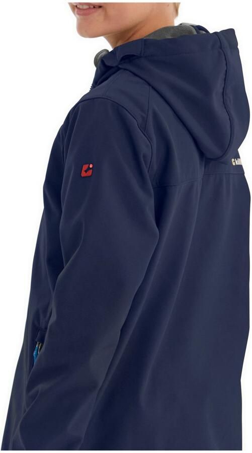Killtec Softshell-jack Boys softshell-jack Waterafstotende softshell jas met capuchon fleece - Foto 6